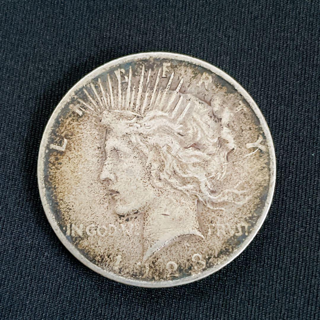 ピースドル銀貨 1ドル 銀貨 1923 26.6g 記念 アメリカ 希少