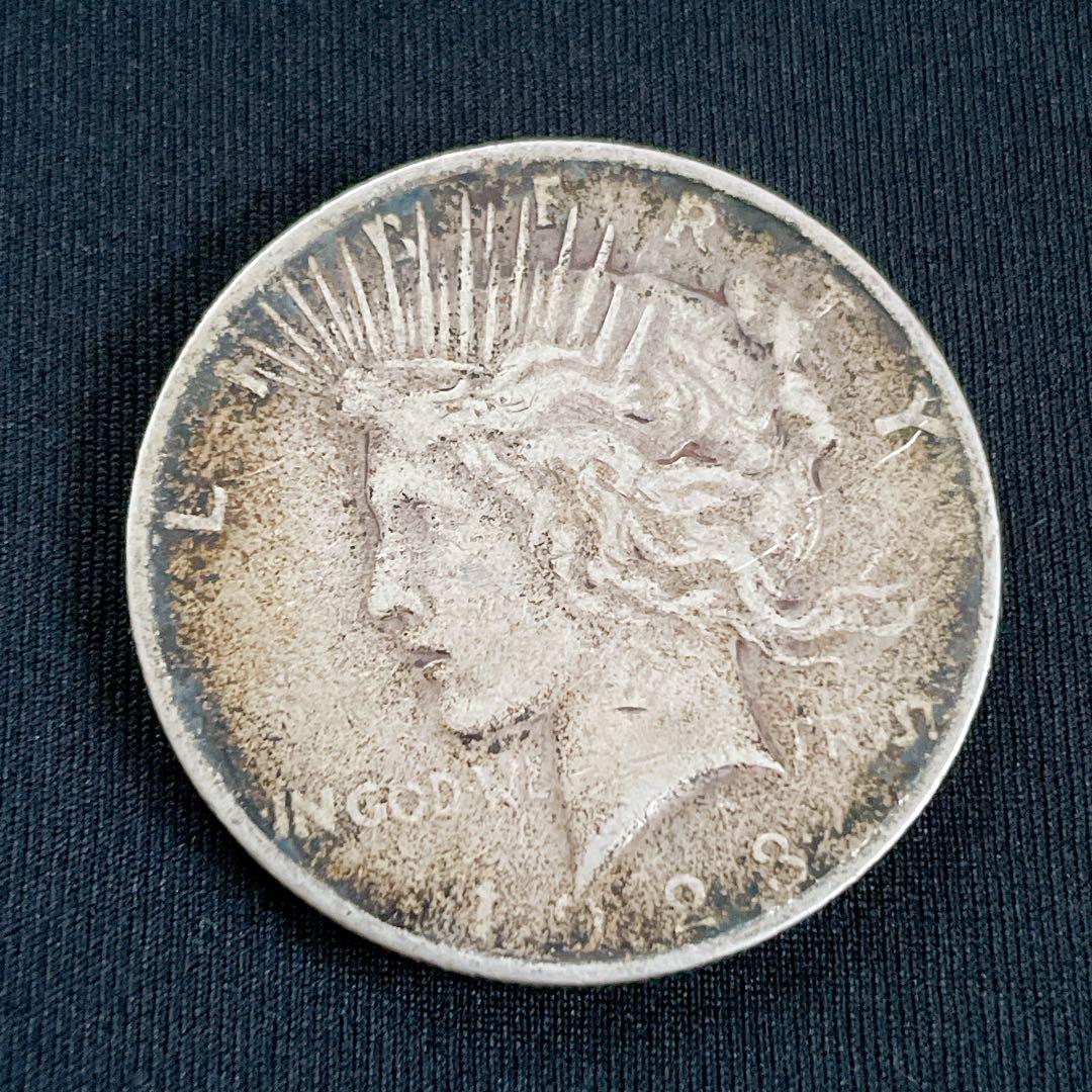 ピースドル銀貨 1ドル 銀貨 1923 26.6g 記念 アメリカ 希少