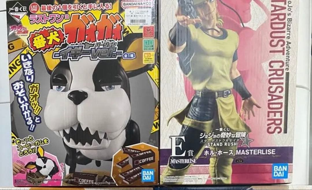 一番くじ ジョジョの奇妙な冒険 承太郎　DIO ホルホース　イギー　H賞　全6種
