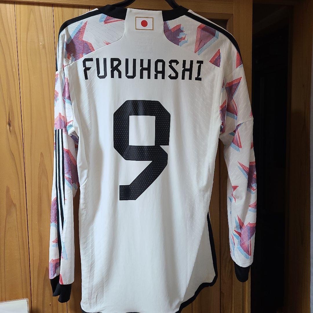 サッカー 日本代表 古橋亨梧 長袖 オーセンティックユニフォーム 正規品