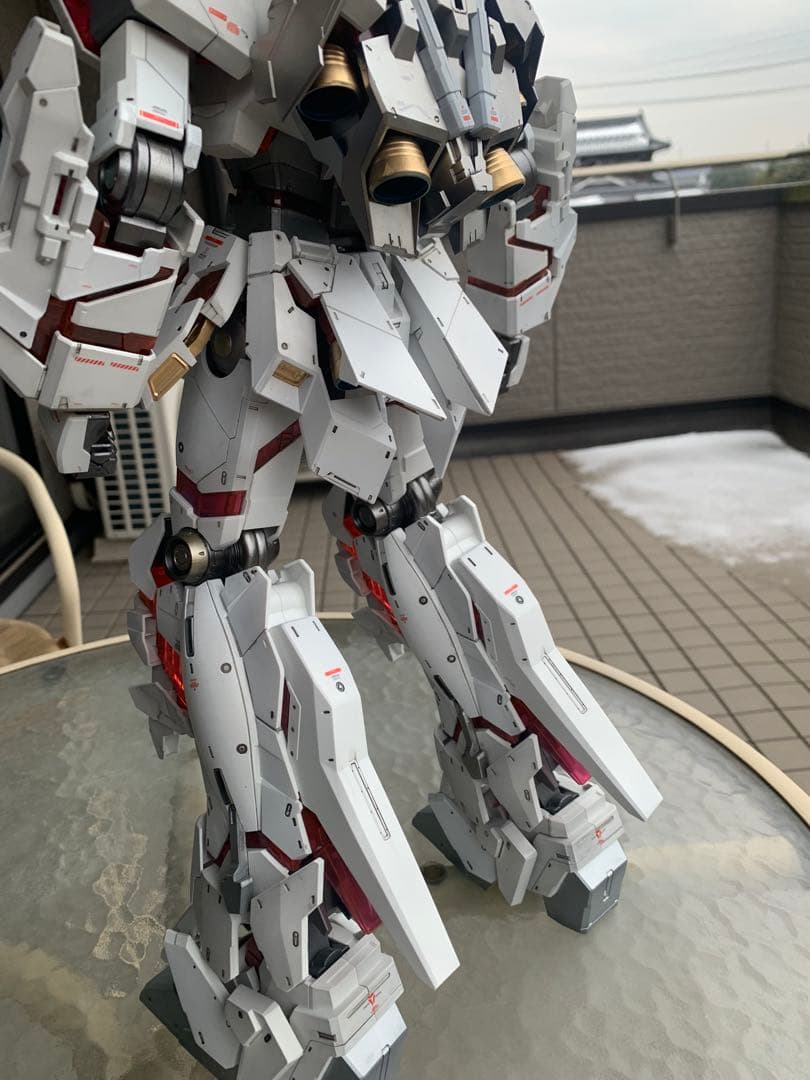 メガサイズ　1/48 ユニコーンガンダム　作成中