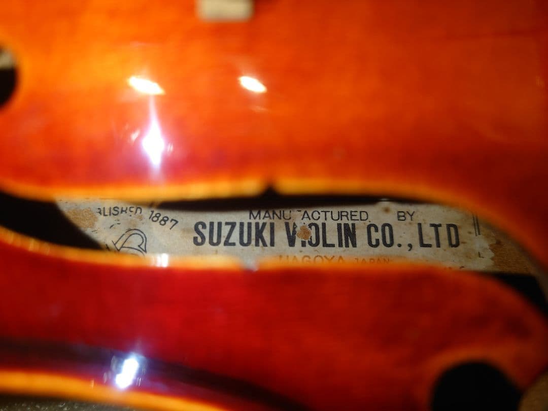【ご依頼品・中古】3/4サイズ 特No.2 スズキ バイオリン セット