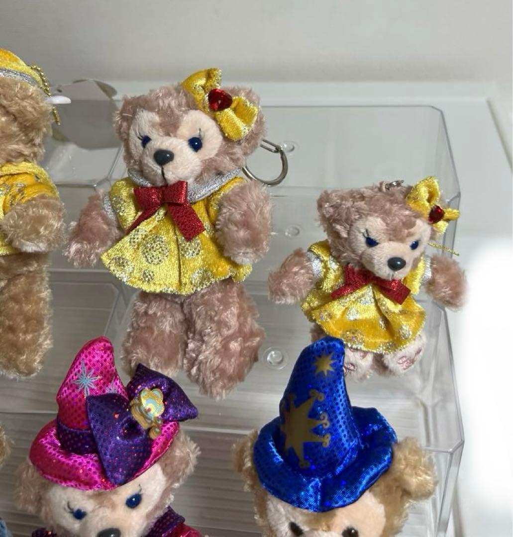 ダッフィー、シェリーメイぬいぐるみバッチ、ぬいぐるみストラップ、10、30周年