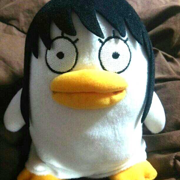 銀魂のエリザベス縫いぐるみとバッチのセット