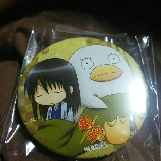 銀魂のエリザベス縫いぐるみとバッチのセット