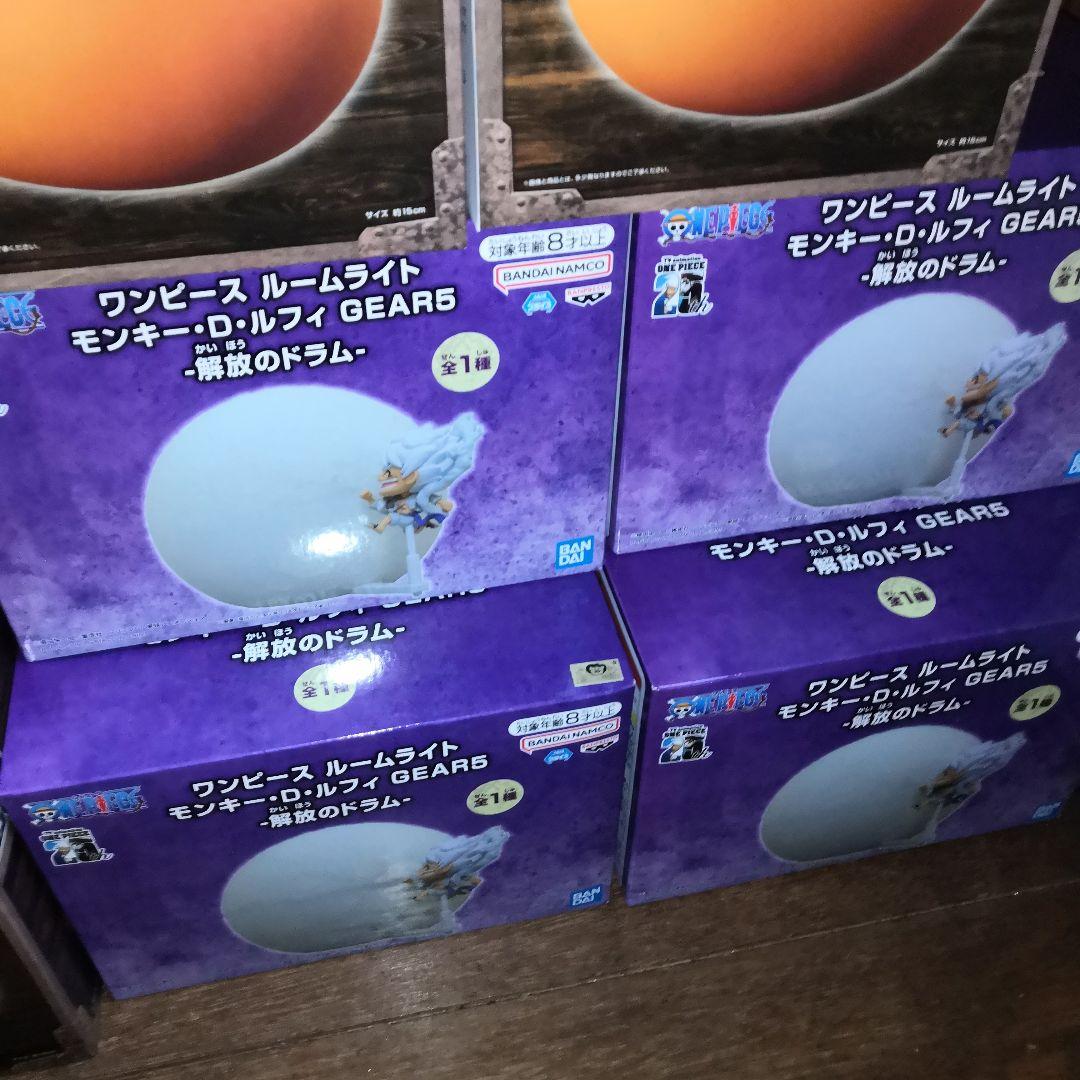 ワンピースメイン　プライズ景品セット　ルームライト　フィギュア