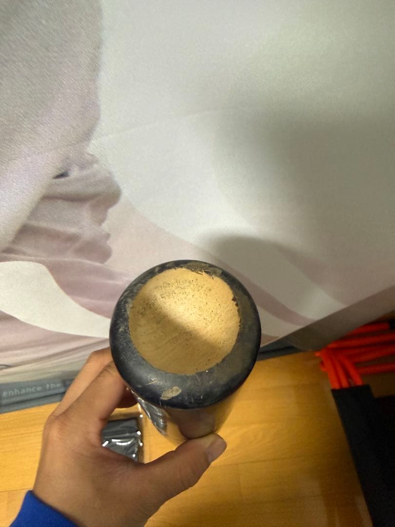 【社会人野球支給品】オールドヒッコリー　木製バット　黒/ナチュラル