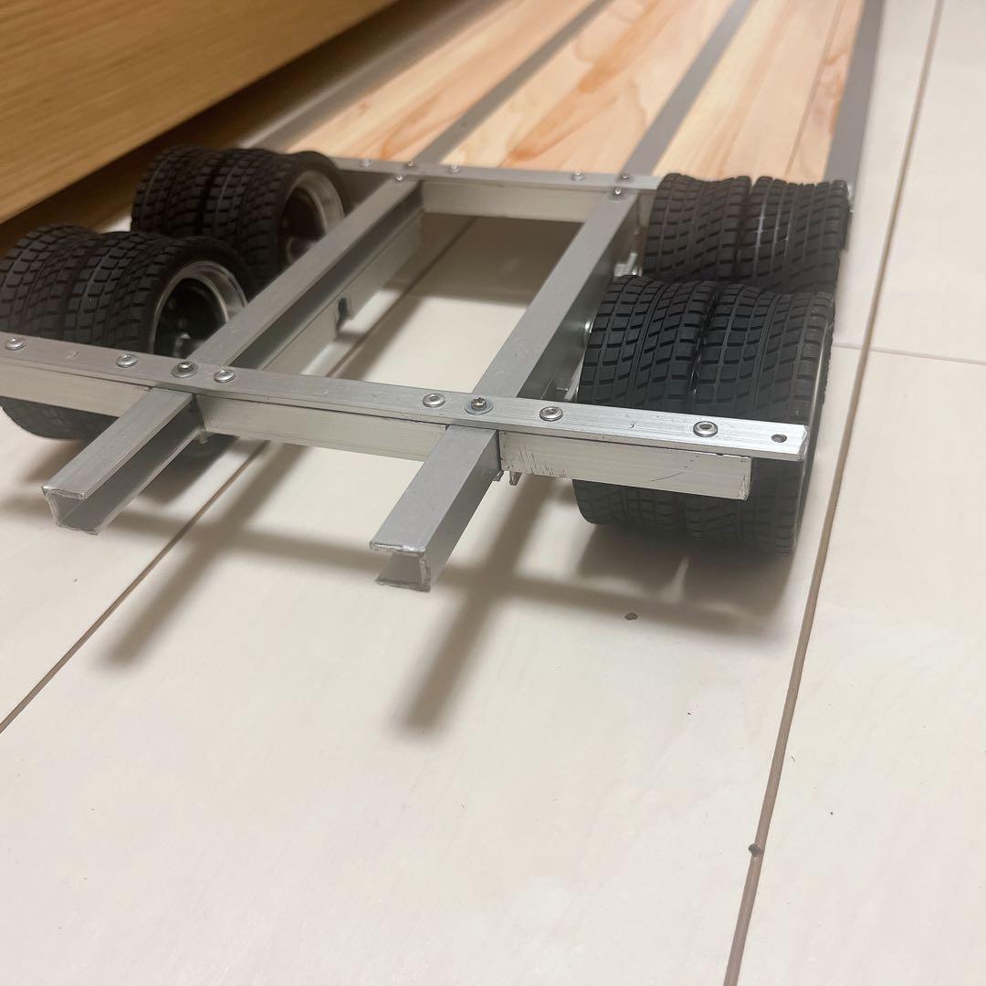 海*人様 【直接取引可】自作8輪低床トレーラータミヤ1/14