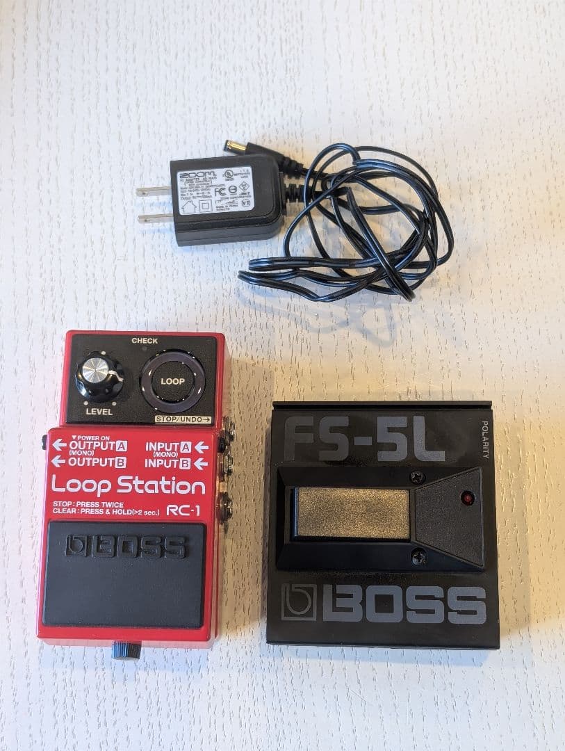 BOSS RC-1 Loop Station FS-5L アダプター セット