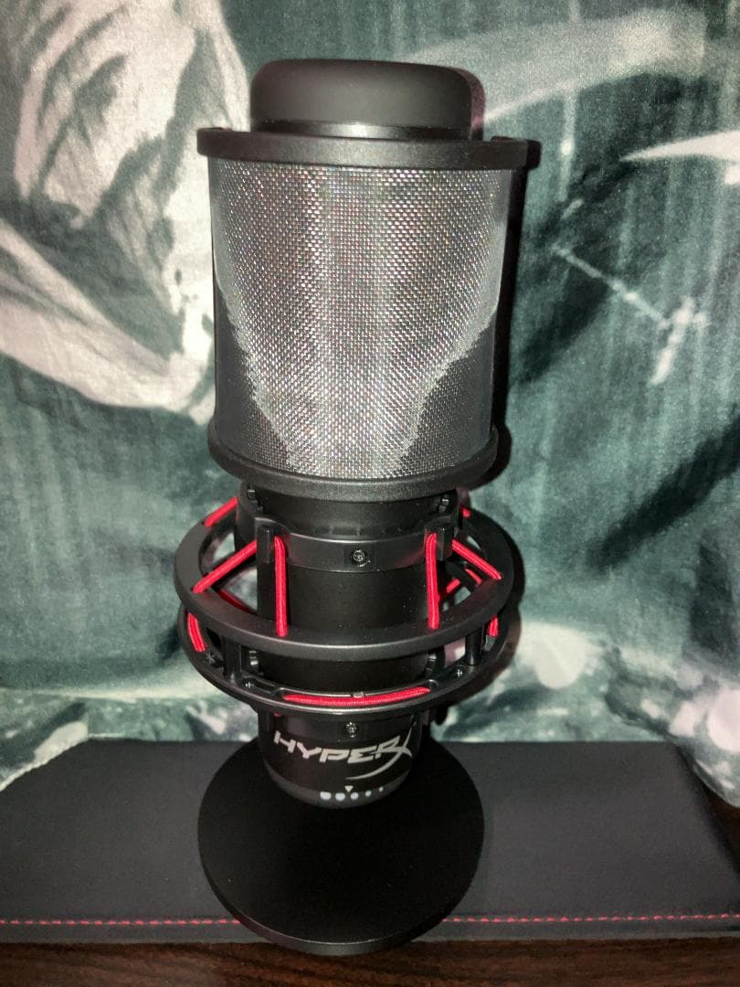【HyperX QuadCast】美品マイク アームガード＋ポップガード付