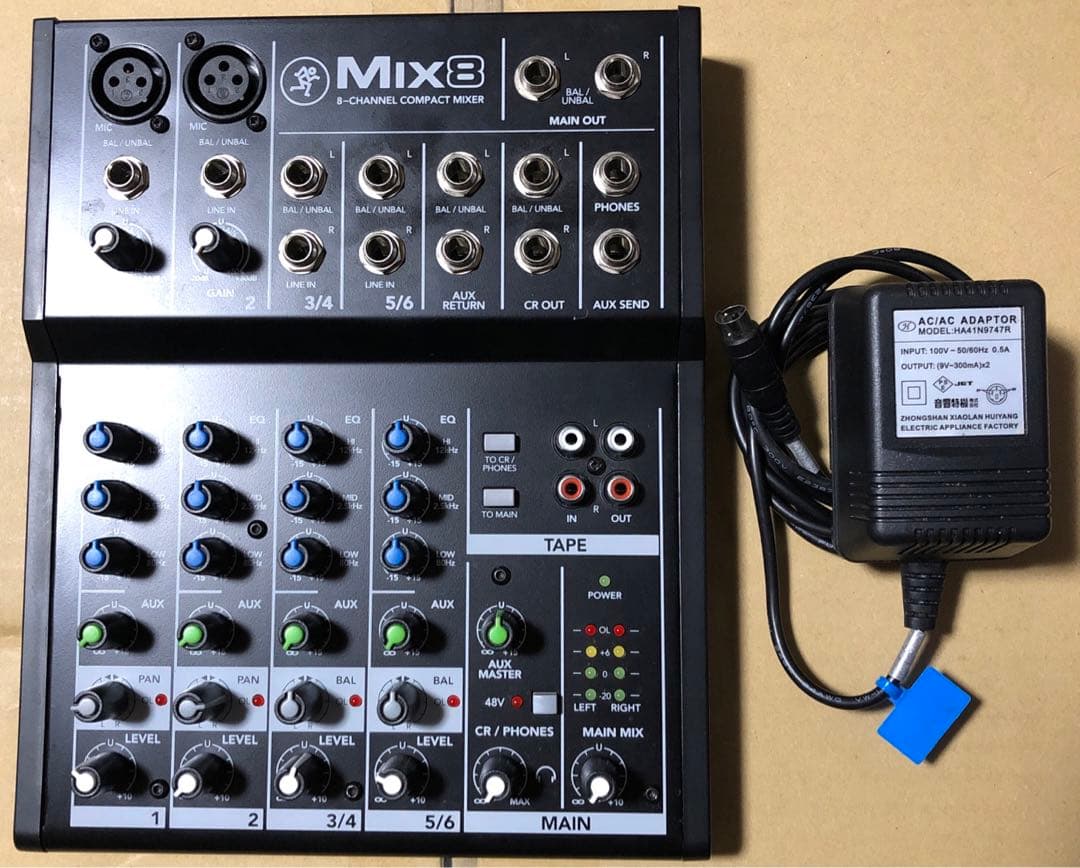 配信機器・PA機器・レコーディング機器 mackie mix8