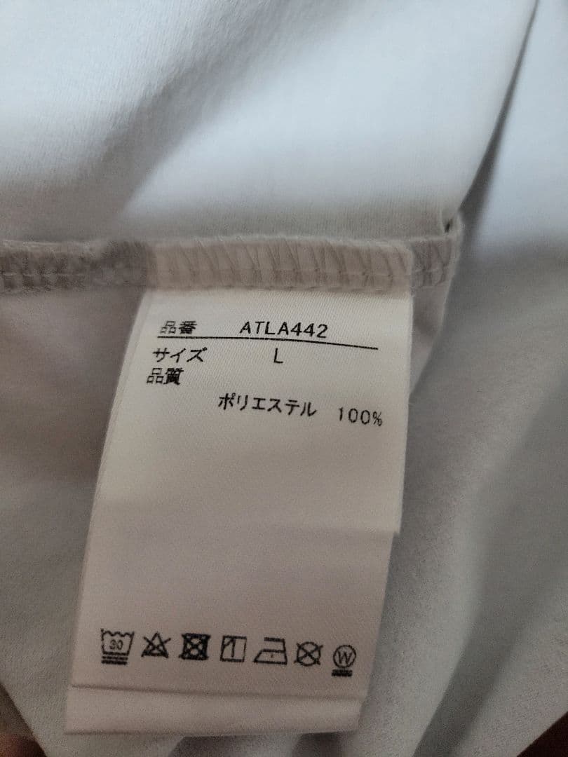 Admiral　ウェア　キルトプリントヘムブロックスイッチTEE　ホワイト　L