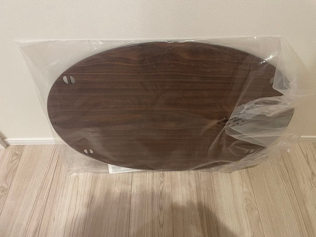 新品未使用　Helinox オーバルテーブルトップ　ウォールナット