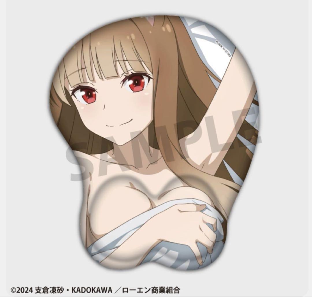 完全受注生産 狼と香辛料 ホロ 立体3Dマウスパッド