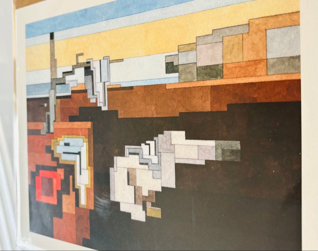 ADAM LISTER アダムリスター シルクスクリーン　ダリ 記憶の固執