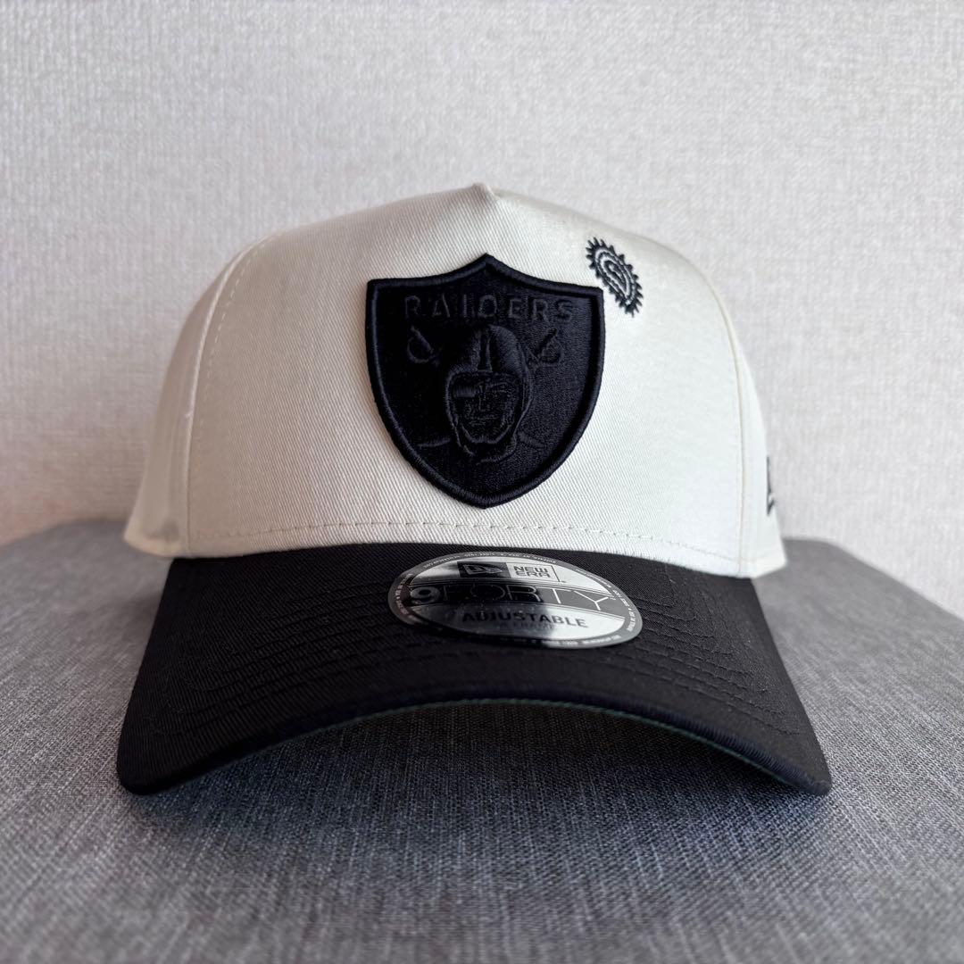 【海外限定】ニューエラ 9FORTY Aフレーム NFL レイダース ペイズリー