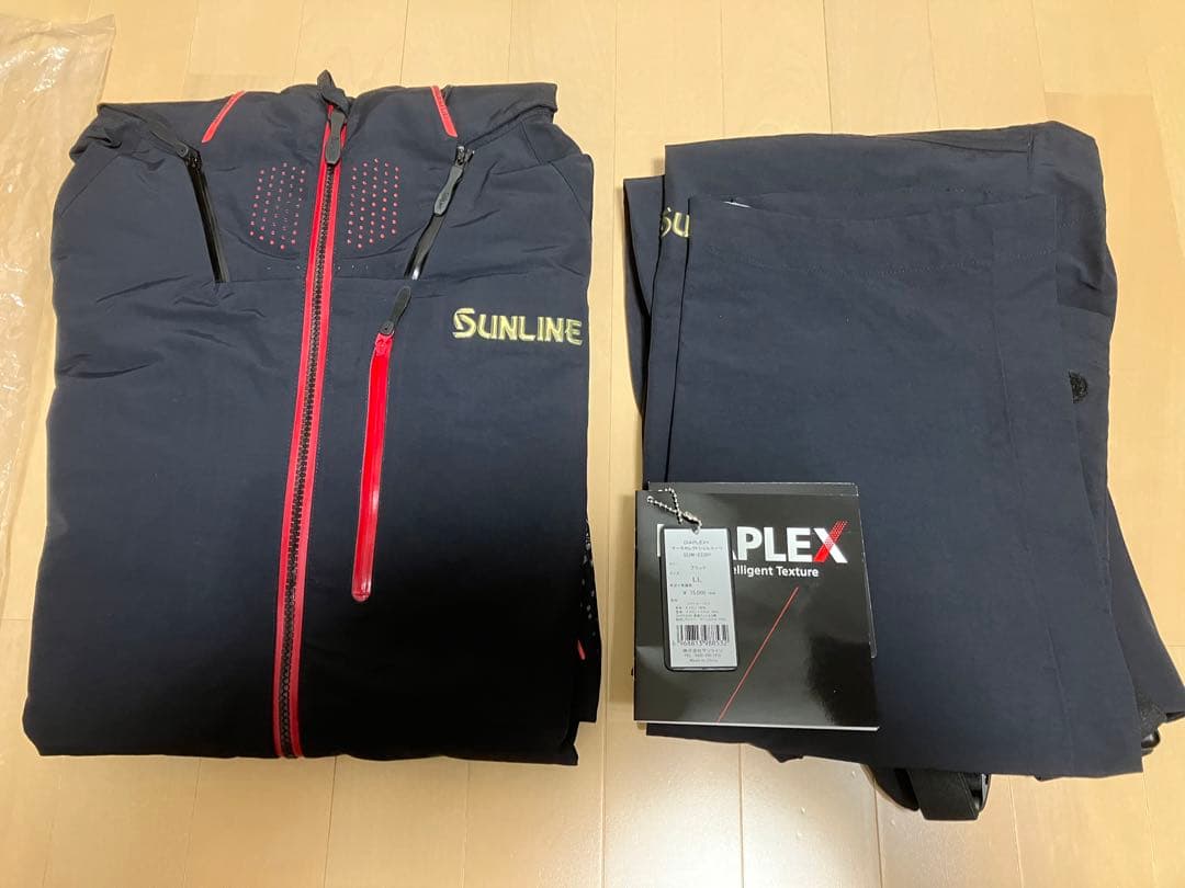 サンライン サーモセレクトシェルスーツ SUW-23301サイズLL 上下セット