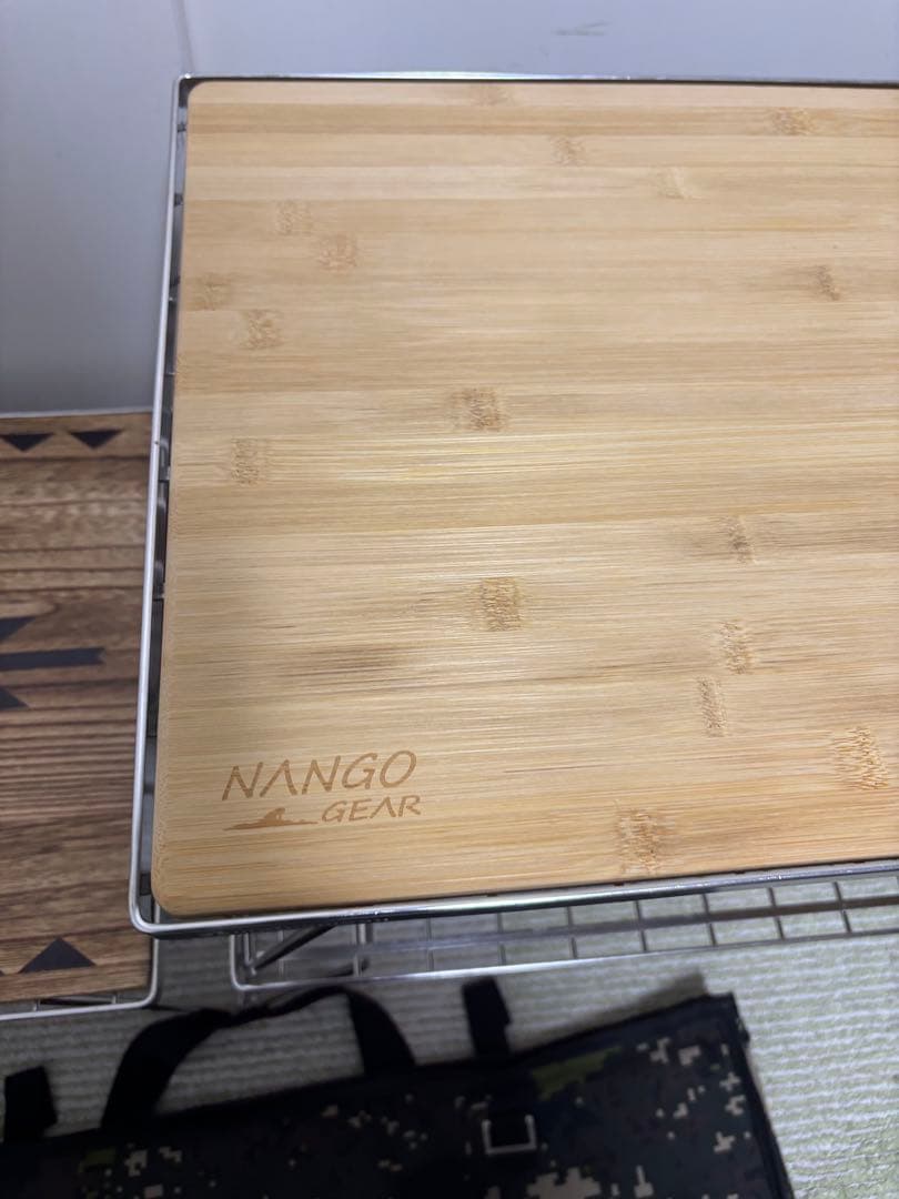 フィールドラック　ステンレス　天板　収納バッグ　キャンピングムーン　NANGO