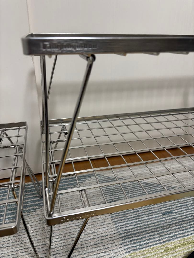 フィールドラック　ステンレス　天板　収納バッグ　キャンピングムーン　NANGO