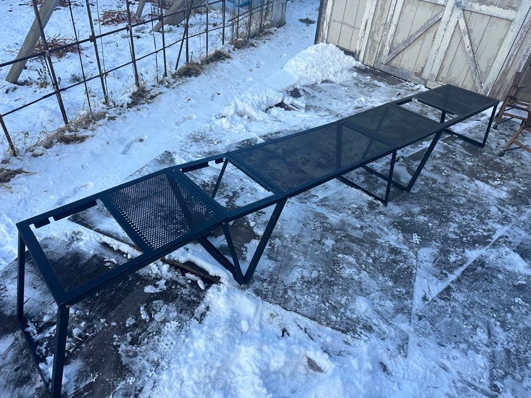 オーヴィル auvil ブラック ガーデンファミリーテーブル　セット