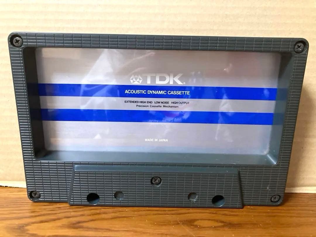 非売品 80年代 ビンテージ TDK カセットテープ トレイ フォトフレーム