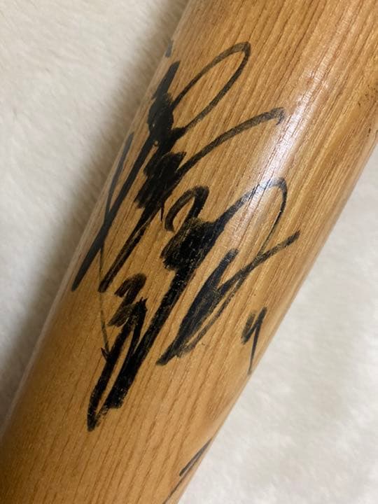 【郭源治　実使用　サインバット】　中日ドラゴンズ