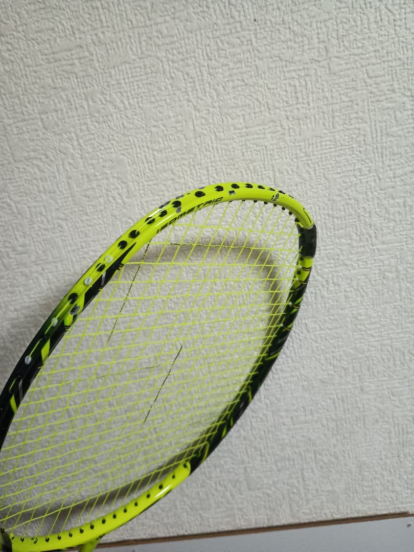YONEX NANORAY Z-SPEED 3UG5 ガット張り立て