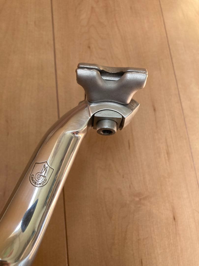 カンパ Cレコ 27.2 シートポストとveloceブレーキ