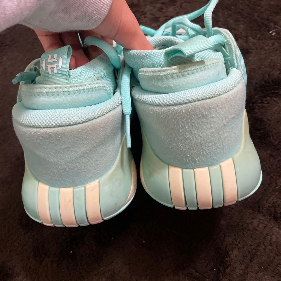 ミントグリーン バスケットシューズ