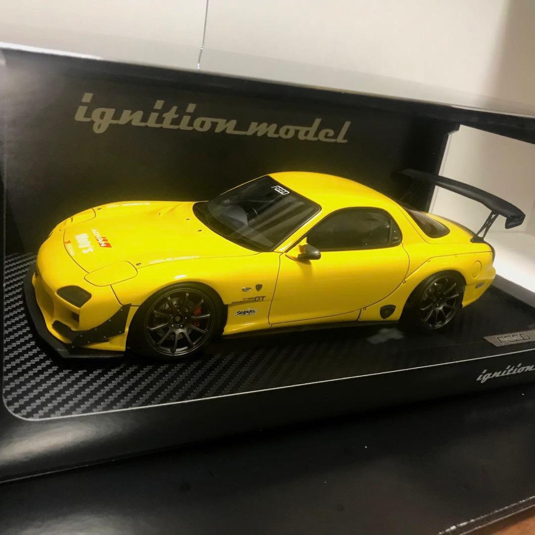 イグニッションモデル 1/18 FEED RX-7 FD3S イエロー