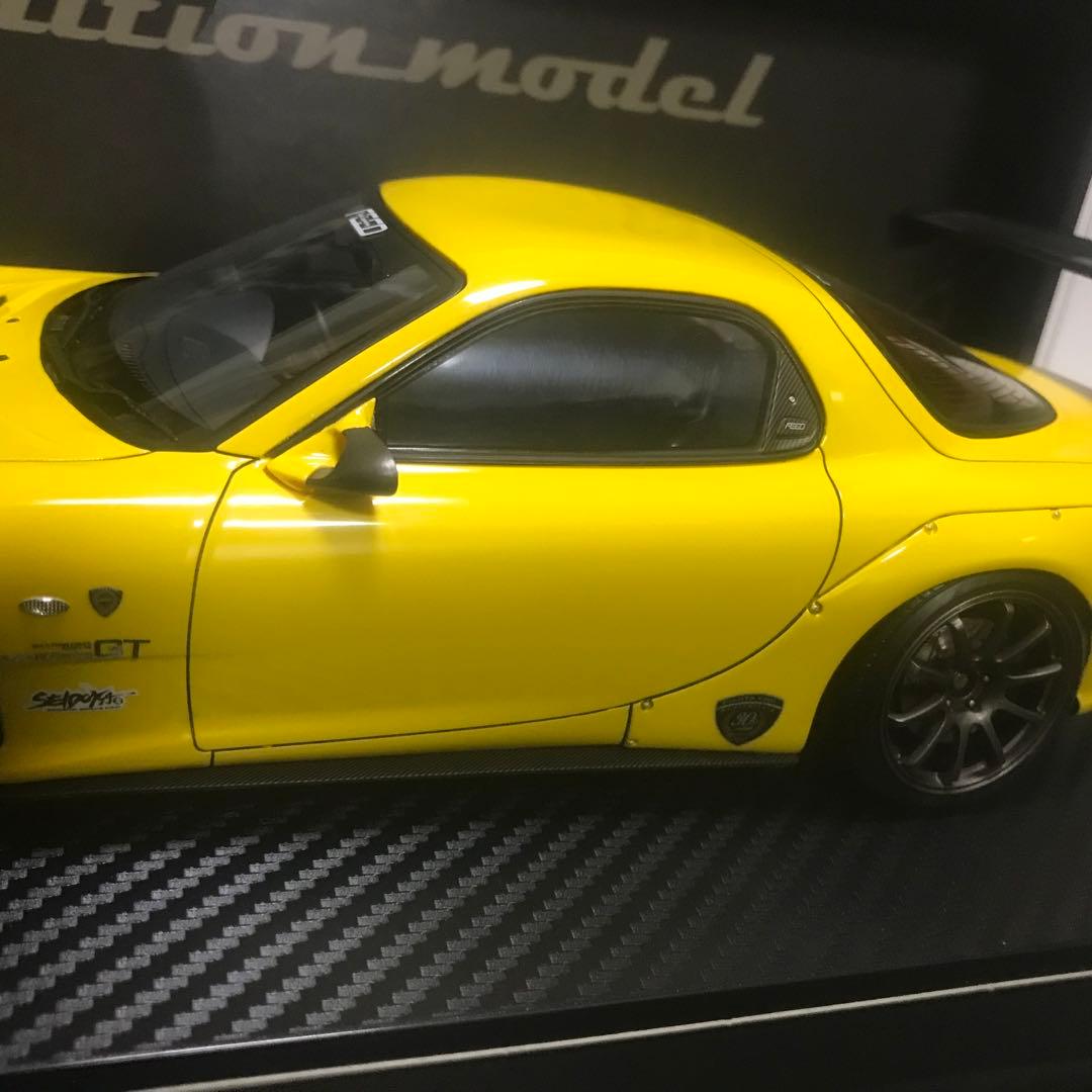 イグニッションモデル 1/18 FEED RX-7 FD3S イエロー