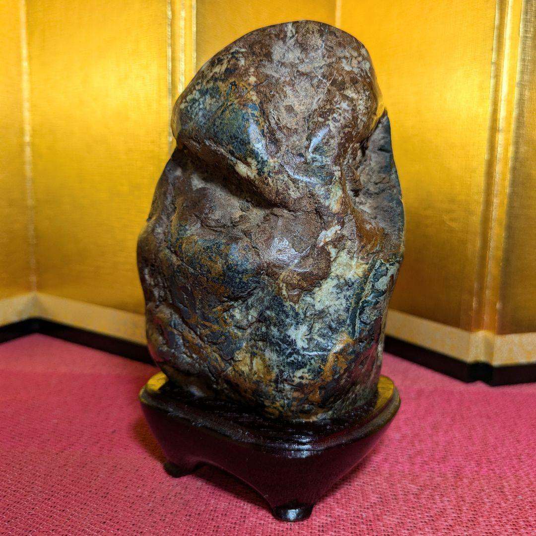 【だまやん】菊花石 岐阜県根尾谷産1.7㌔ 鑑賞石 観賞石 水石 盆石