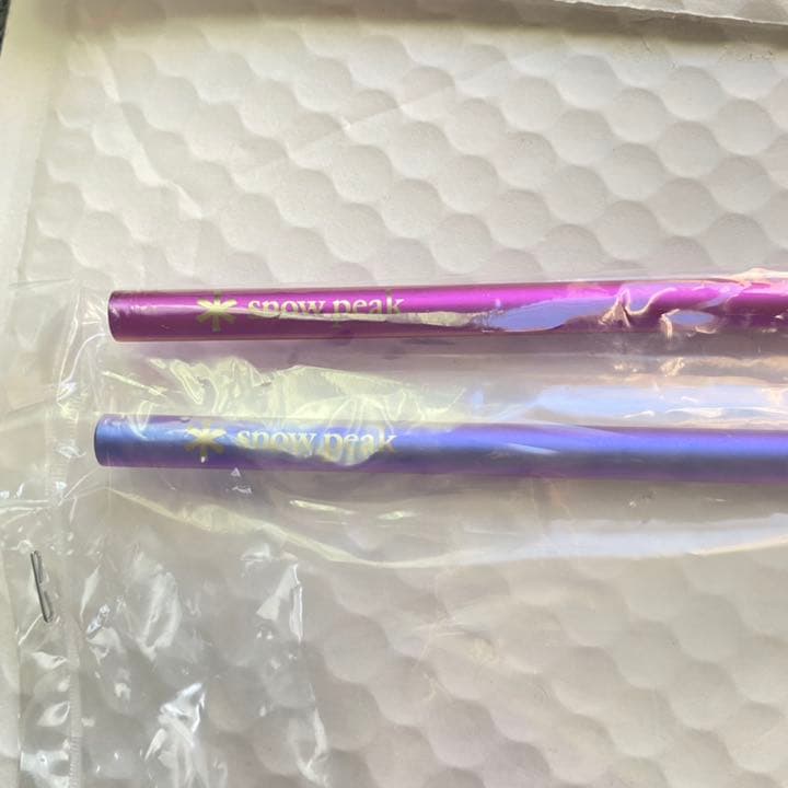  peak　雪峰祭　2022春　限定 チタン製　ストローセット