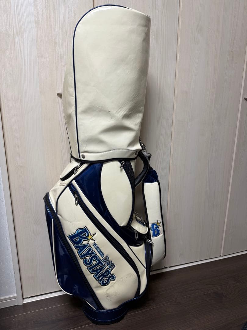 BAYSTARS キャディバッグ ホワイト/ネイビー