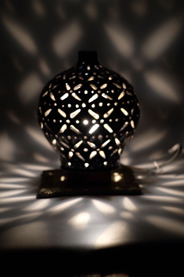 相談可　ハンドメイド　陶器　ランプシェード　陶燈　花瓶　インテリア