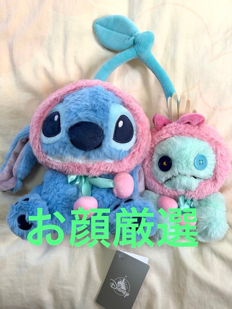 【店舗限定】スティッチ＆スクランプ ぬいぐるみ GLOSSY FRUITS