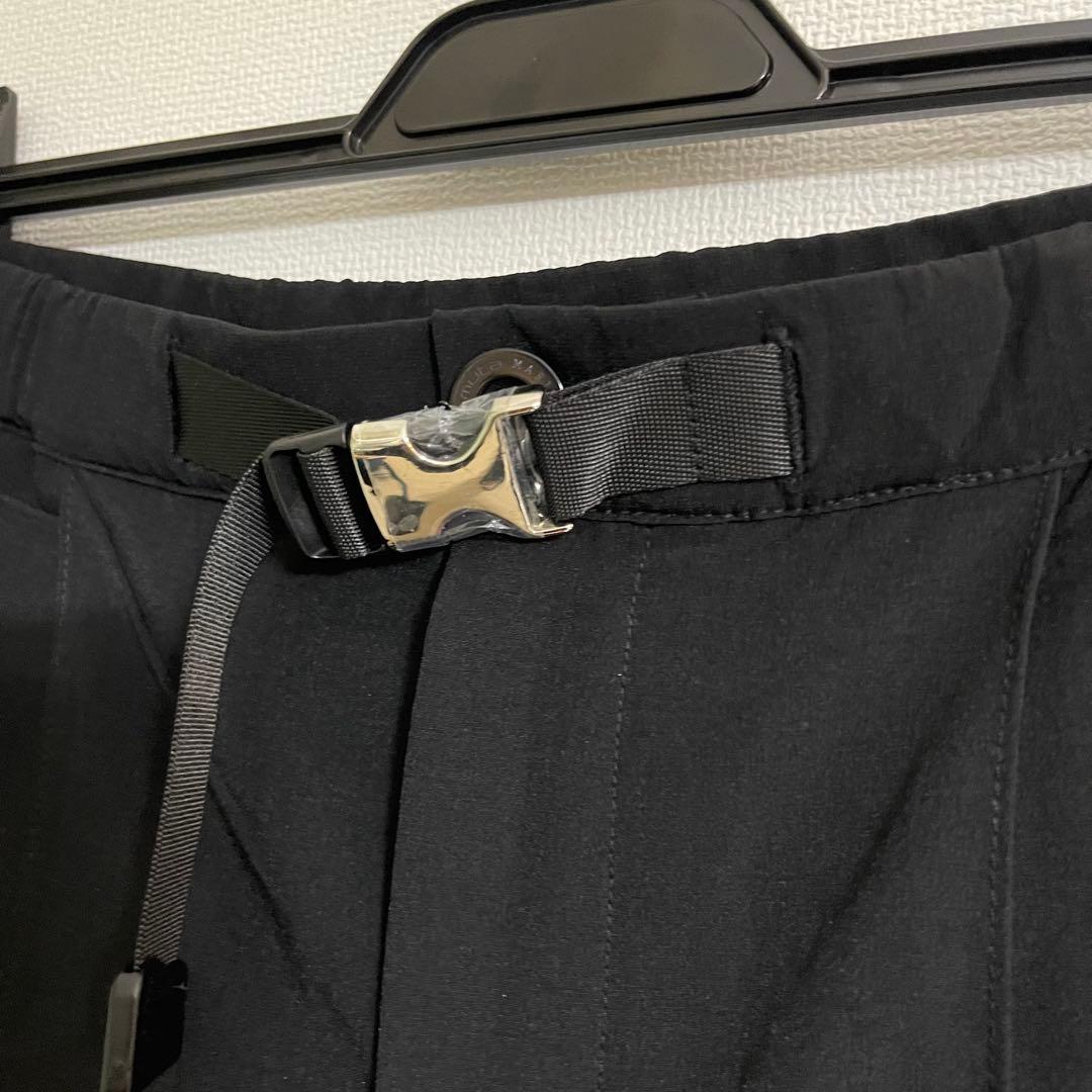 muta MARINE ベルト付きナイロンパンツ ブラック 4 新品未使用