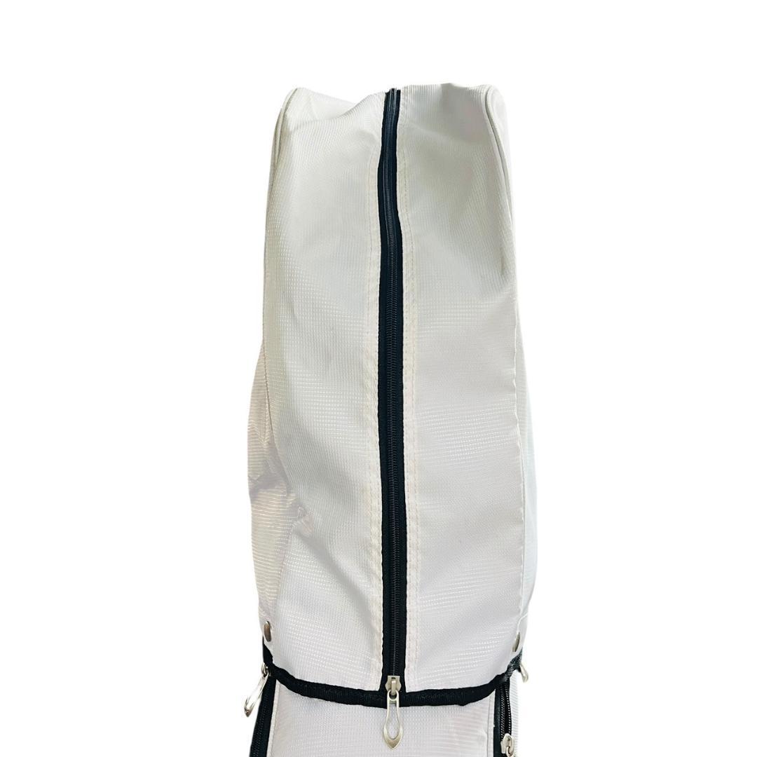 Mizuno ゴルフキャディバッグ 9.5型 ホワイト/ブルー