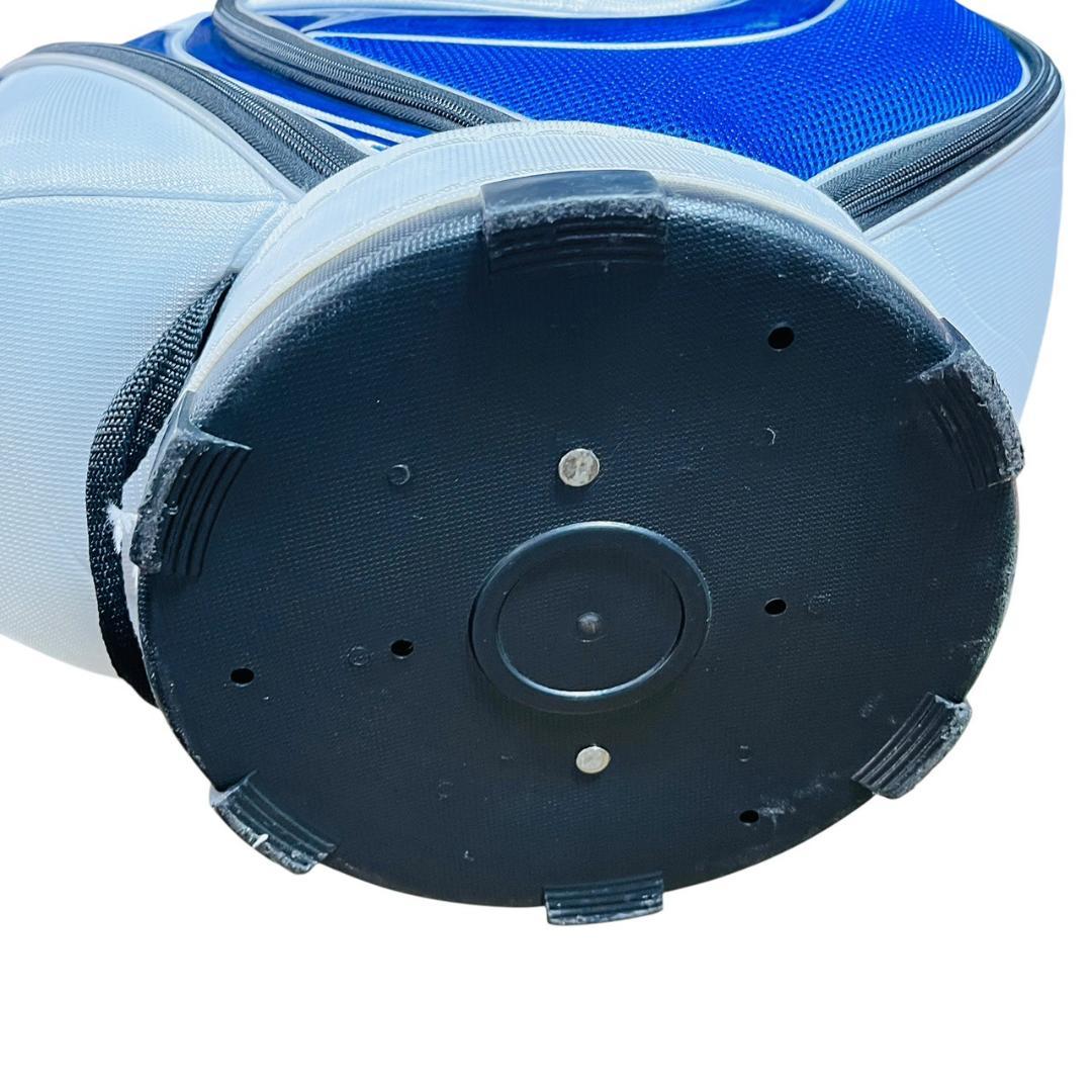 Mizuno ゴルフキャディバッグ 9.5型 ホワイト/ブルー