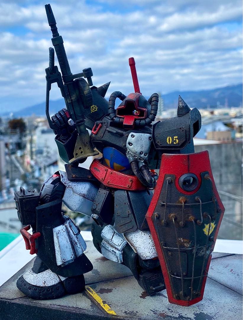 mg 1/100 MS-07C-5 グフ試作実験機　ガンプラ　完成品