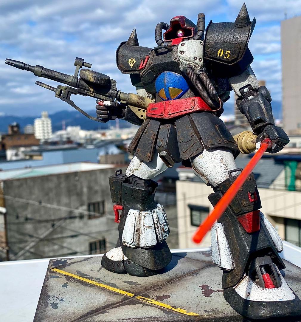 mg 1/100 MS-07C-5 グフ試作実験機　ガンプラ　完成品