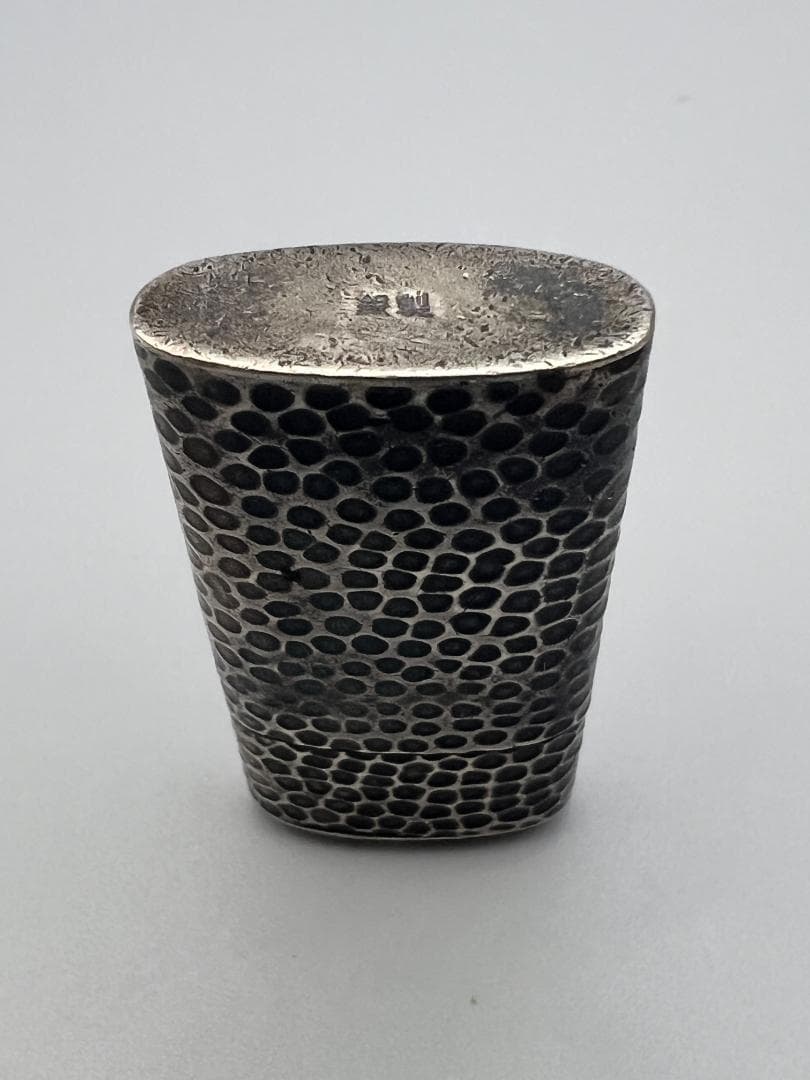 Ace　銀製　 仁丹ケース　槌目　レトロコレクション