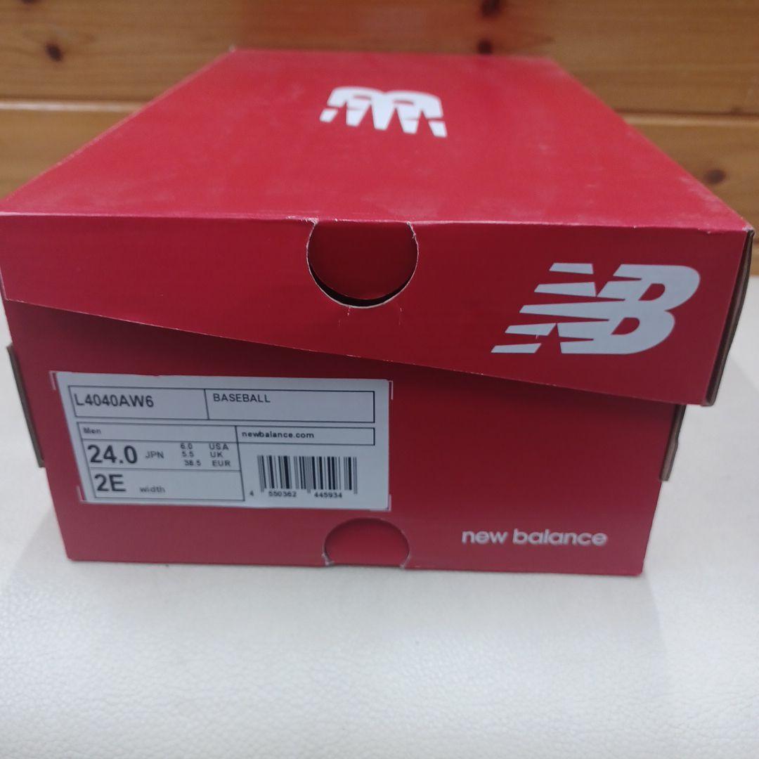new balance L4040AW6 24.0cm スパイク