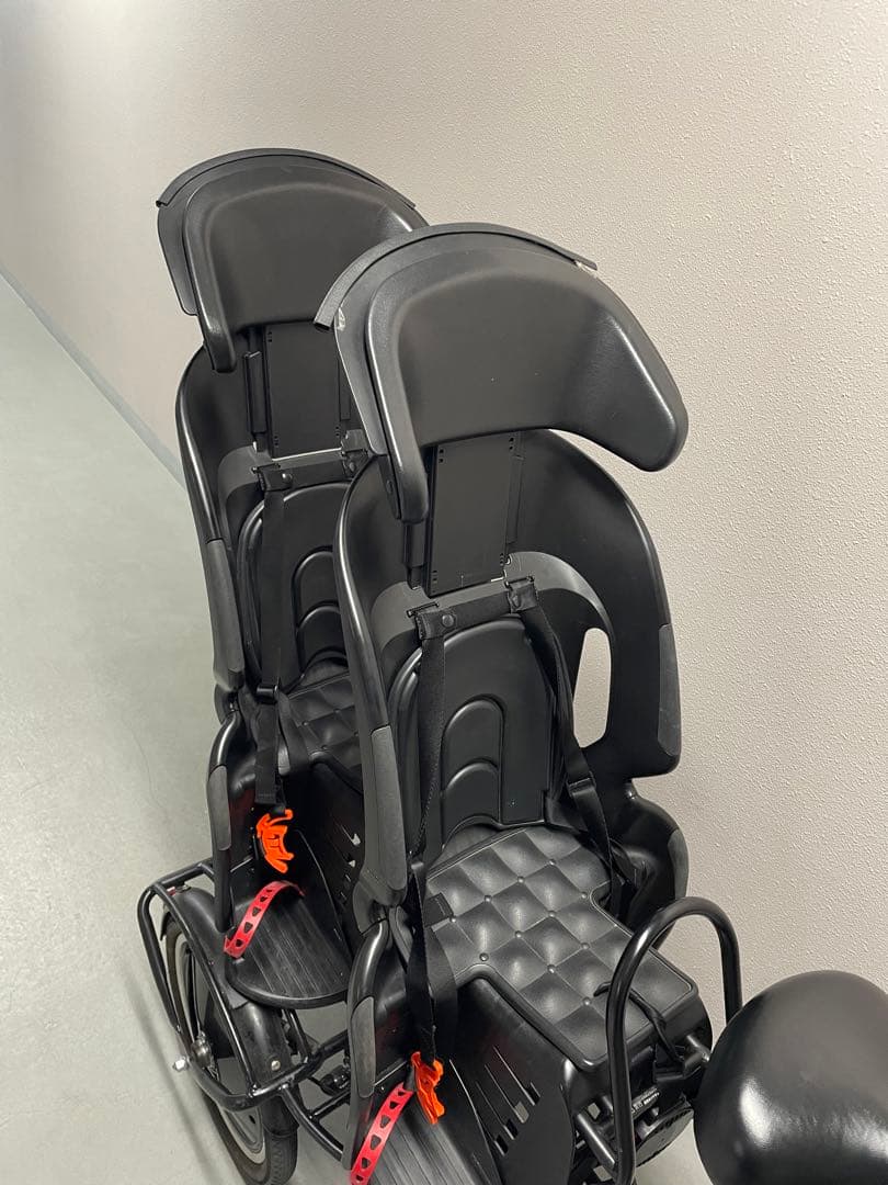 ふたごじてんしゃ いしこくいろ 専用レインカバー付き