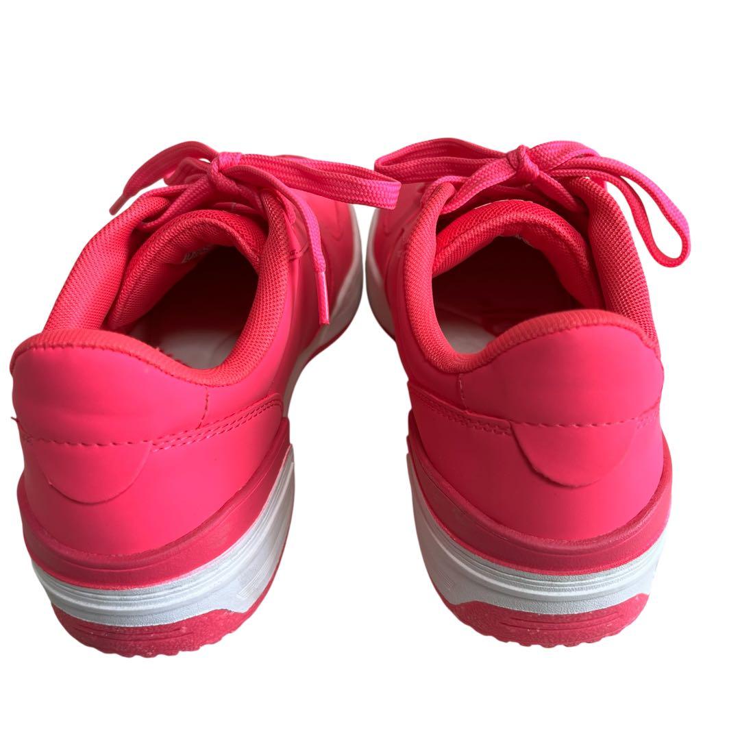 デシグアル ピンク シューズ スニーカー23cm ウォーキング フィットネス美品