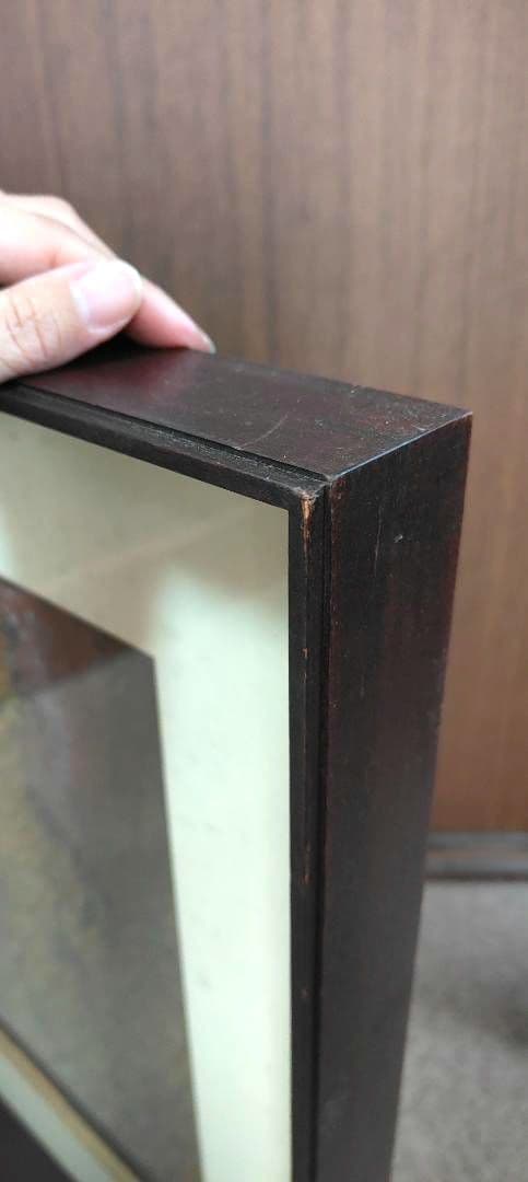 油絵 埴輪 額入り