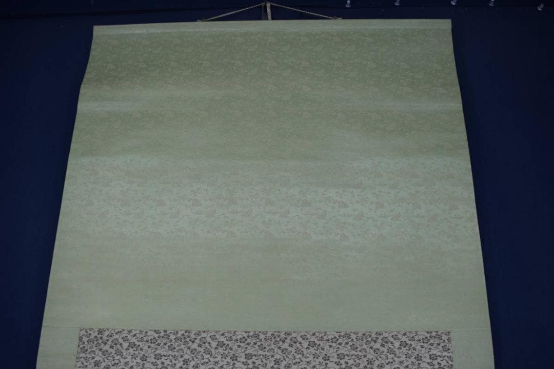 玄海/間庭之図/山水中庭図/横物/掛軸☆宝船☆Z-606