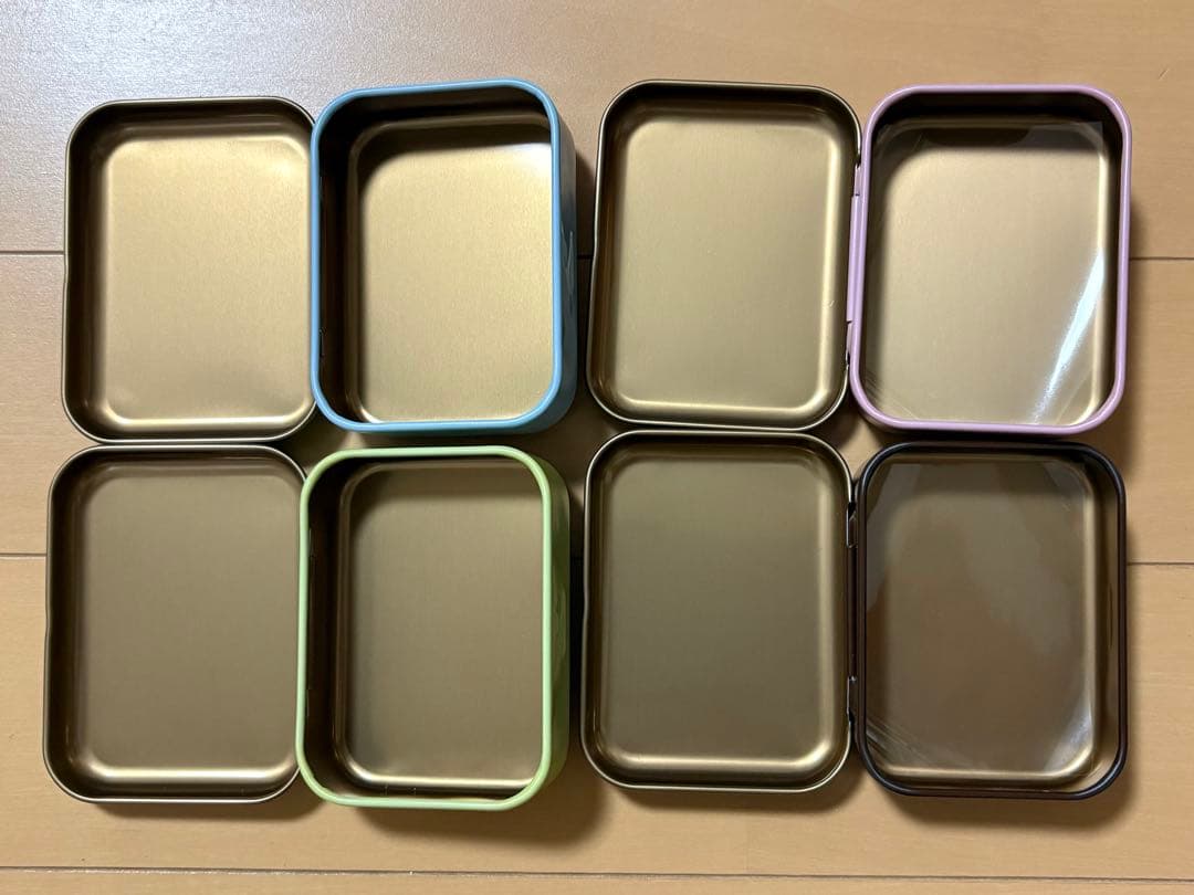 鎌倉紅谷　クルミッ子缶バレンタイン缶　ブルー　70周年缶　ミニ缶　②