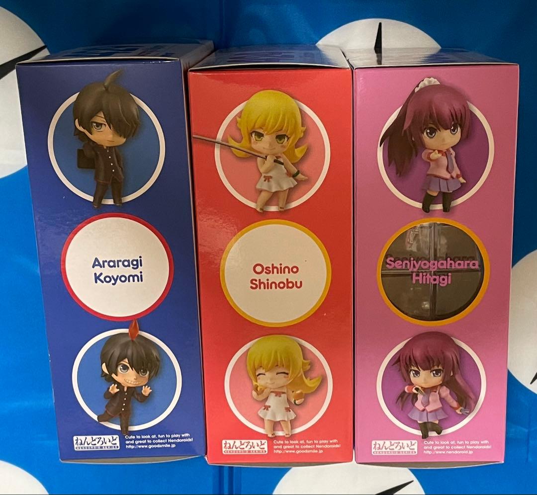 【ねんどろいど】阿良々木暦、戦場ヶ原ひたぎ（化物語）、忍野忍（偽物語）