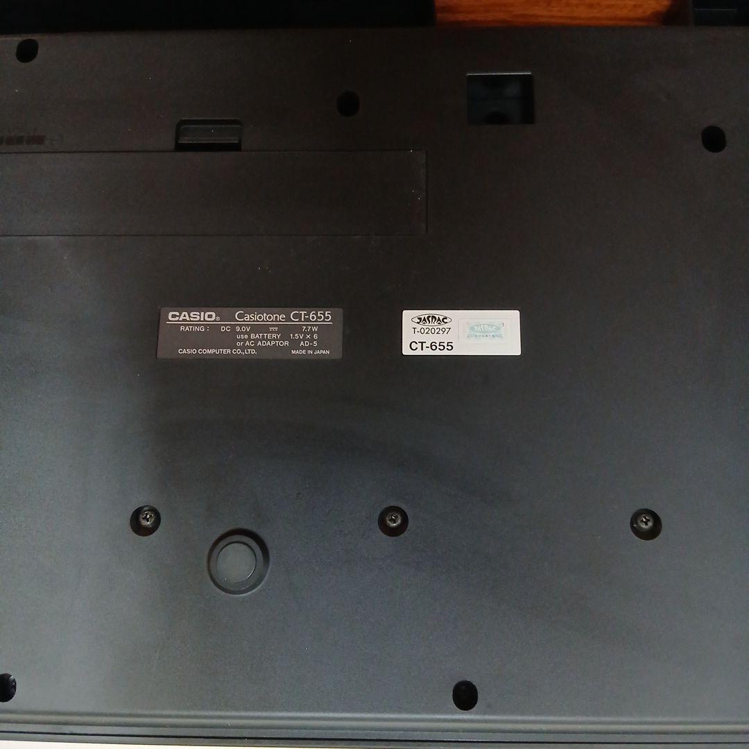 CASIO TONE BANK KEYBOARD　CT-655